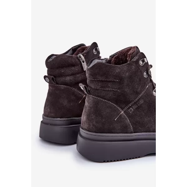  Muške cipele BIG STAR OO174189 SMEĐA/BEŽ Big Star Shoes 
