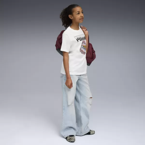  Dječja majica PUMA GRAPHIC TEE 688496-02 PUMA BIJELA 