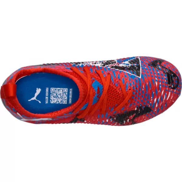  Dječje cipele PUMA FUTURE 8 MATCH PLAY FG/AG JR 108750-01 CRVENI/CRNI/PLAVI/RUŽIČASTI PIKSELI 