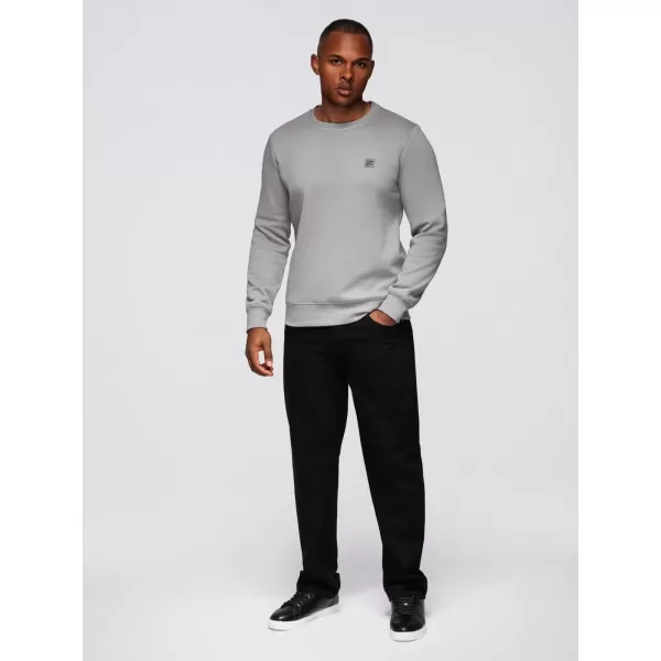  Muški sweatshirt OMBRE OM-SSNZ-0243 SIVA 