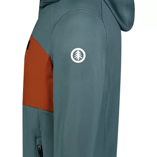  Muški powerfleece duks NORDBLANC BRACKEN NBWFM8286 TAMNO ZELENA 