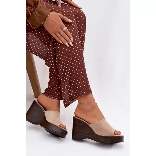  Ženske papuče BOTO RAVELIA 41346 KAKI 