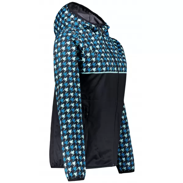  Ženska vrhunska softshell jakna ALTISPORT VOJ/ALW048JACK01 CRNA I PLAVA 
