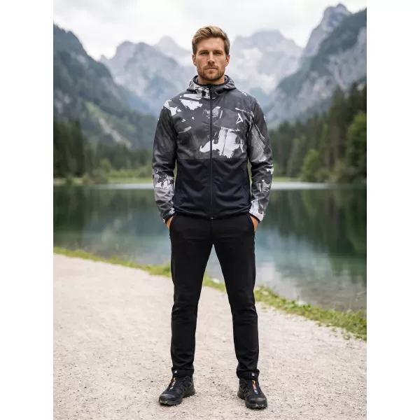  Muška vrhunska softshell jakna ALTISPORT VOJ/ALM125JACK01 MASKA/CRN 