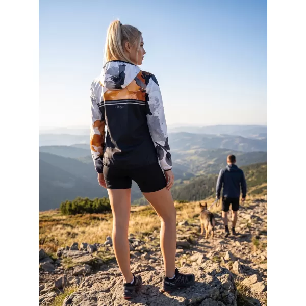  Ženska vrhunska softshell jakna ALTISPORT VOJ/ALW117JACK01 CRNA/NARANČASTA 