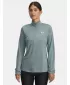 Ženska majica kratkih rukava UNDER ARMOUR TECH 1/2 ZIP- TWIST 1384225-587 PLAVA