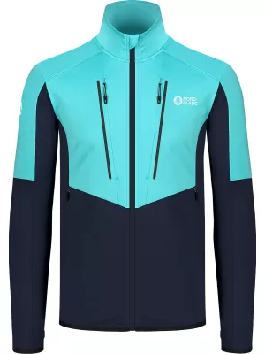 Muški powerfleece duks NORDBLANC GROAN NBWFM8282 SVIJETLOPLAVA