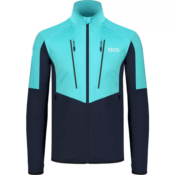  Muški powerfleece duks NORDBLANC GROAN NBWFM8282 SVIJETLOPLAVA 