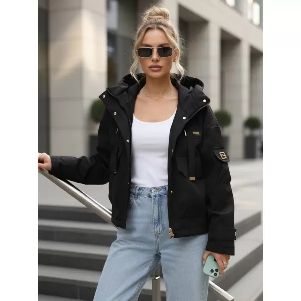  Ženska jakna DSTREET TY5636 CRNA 