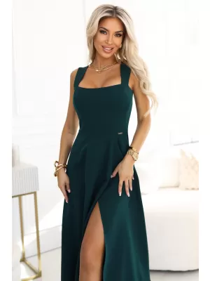 Haljina NUMOCO 633-2 TAMNOZELENE BOJE