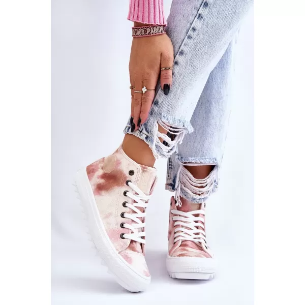  Ženske tenisice BIG STAR LL274048 BEIGE/NUDE Big Star Shoes 