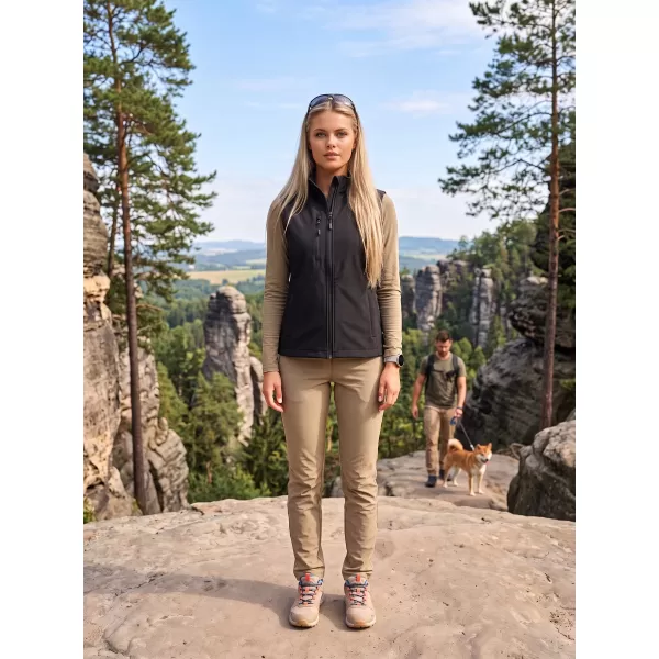 Ženski softshell prsluk ALTISPORT NoPrint NP/ALW965 CRNA 