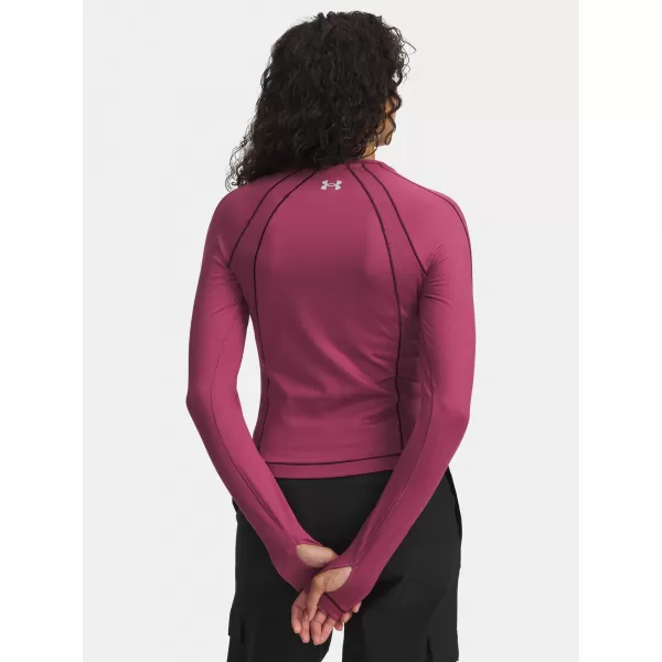  Ženska majica kratkih rukava UNDER ARMOUR UA COLDGEAR TEXTURED CREW 6003999-659 CRVENA 