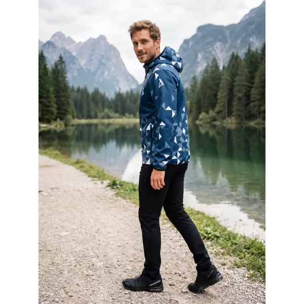  Muška vrhunska softshell jakna ALTISPORT VOJ/ALM108JACK01 TAMNOPLAVA/BIJELA 