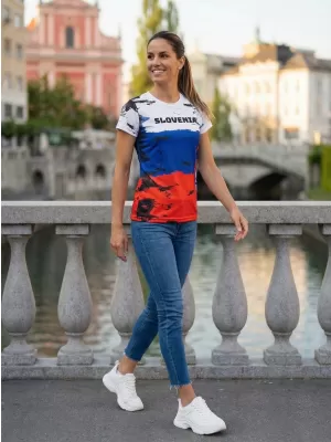 Ženska premium majica ALTISPORT VOJ/ALW036SI/TR01 SLOVENIJA