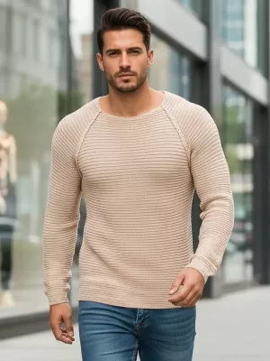 Muški pulover DSTREET WX1578 BEŽ