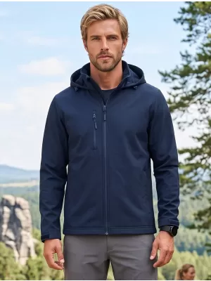 Muška softshell jakna ALTISPORT NoPrint NP/ALM845 TAMNOPLAVA