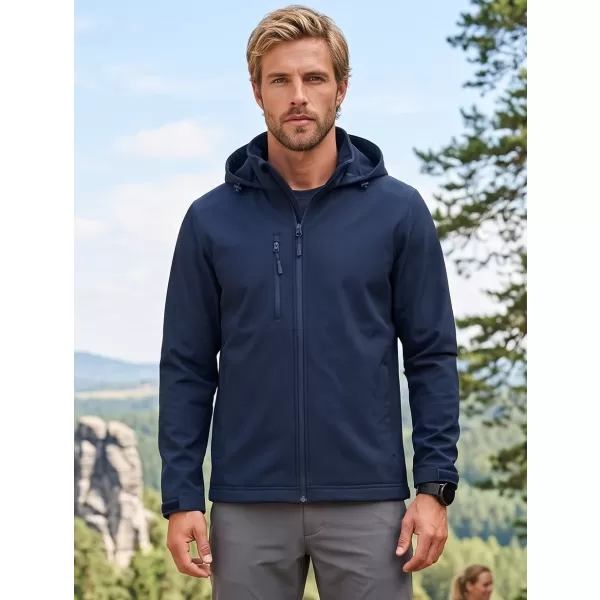  Muška softshell jakna ALTISPORT NoPrint NP/ALM845 TAMNOPLAVA 