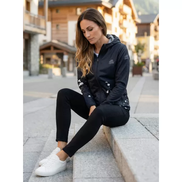  Ženska vrhunska softshell jakna ALTISPORT VOJ/ALW077JACK01 CRNA 