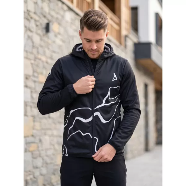  Muška vrhunska softshell jakna ALTISPORT VOJ/ALM073JACK01 CRNA 