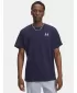 Muška majica kratkih rukava UNDER ARMOUR UA M LOGO EMB HEAVYWEIGHT SS 1373997-411 PLAVA