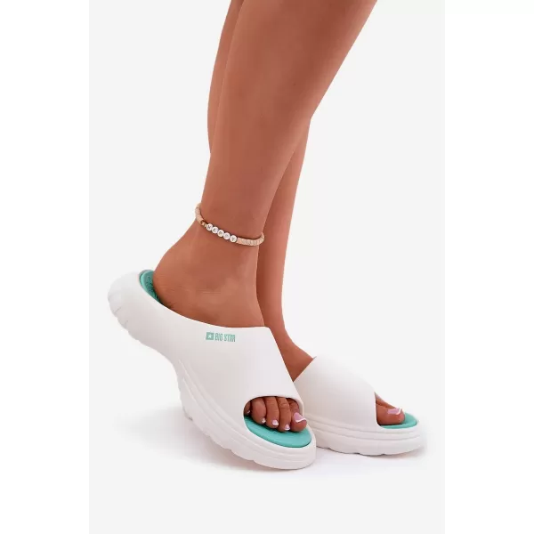  Ženske papuče BIG STAR RR274A586 WHITE Big Star Shoes 
