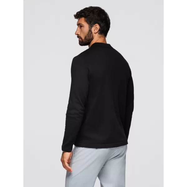  Muški pulover OMBRE OM-POLS-0140 CRNA 