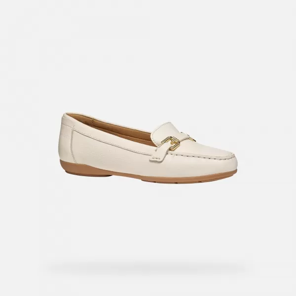  Ženske mokasine GEOX ANNYTAH MOC G012825 KREMASTI 
