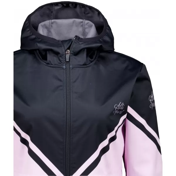  Ženska vrhunska softshell jakna ALTISPORT VOJ/ALW101JACK01 RUŽIČASTO CRNA 