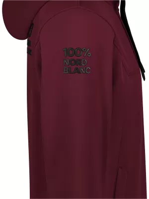 Muška softshell jakna NORDBLANC CANOPY NBSSM8340 TAMNOCRVENA