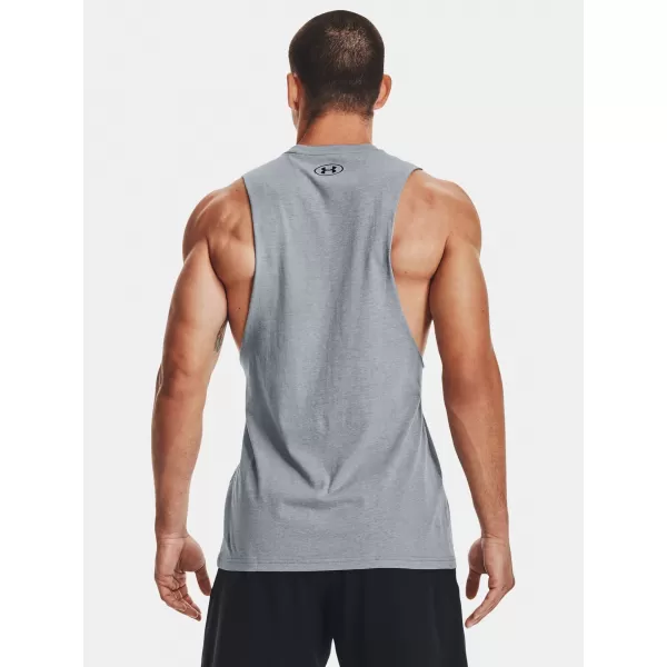  Muška majica bez rukava UNDER ARMOUR LEFT CHEST CUT OFF TANK 1329286-035 SIVA 