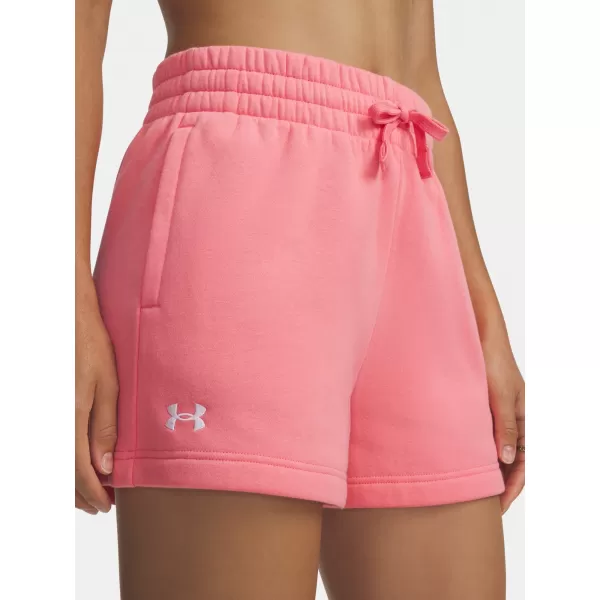  Ženske kratke hlače UNDER ARMOUR RIVAL FLEECE SHORT 1382723-600 RUŽIČASTA 