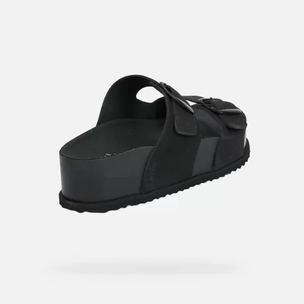  Ženske papuče GEOX SANDYBETT HIGH G012956 CRNA 