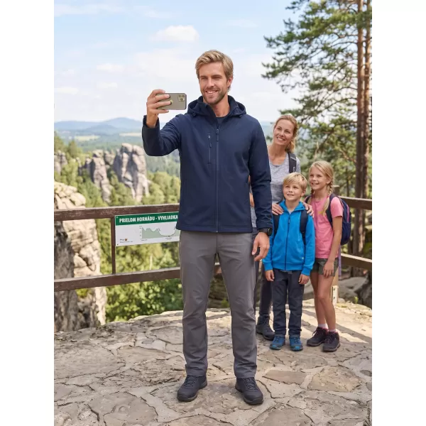  Muška softshell jakna ALTISPORT NoPrint NP/ALM845 TAMNOPLAVA 