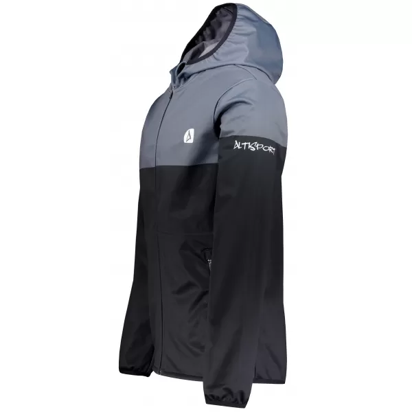  Muška vrhunska softshell jakna ALTISPORT VOJ/ALM051JACK01 SIVKASTO CRNA 