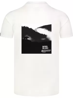 Muška majica kratkih rukava NORDBLANC NOTHINGNESS NBSMT8150 BIJELA