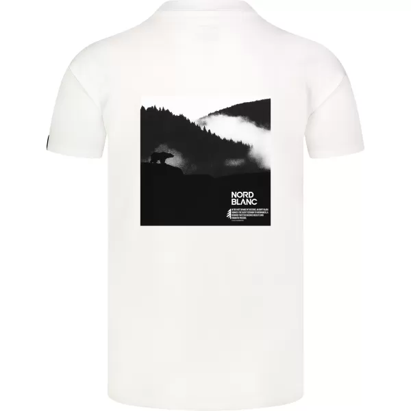  Muška majica kratkih rukava NORDBLANC NOTHINGNESS NBSMT8150 BIJELA 