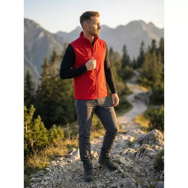  Muški softshell prsluk ALTISPORT NoPrint NP/ALM865 CRVENA 