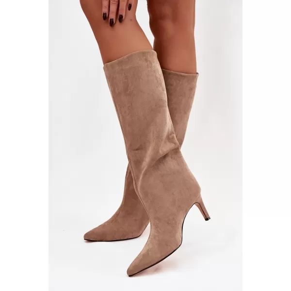  Ženske čizme BOTO JEHLU 40518 BROWN SMEĐA 