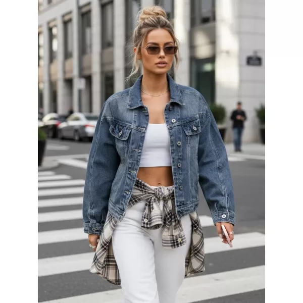  Ženska jakna DSTREET TY5632 PLAVA 