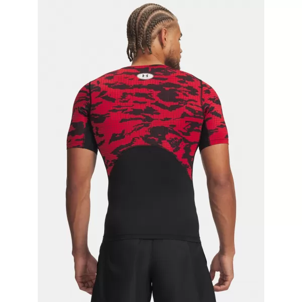  Muška majica kratkih rukava UNDER ARMOUR HG PRINTED SS 6009657-002 CRNA 