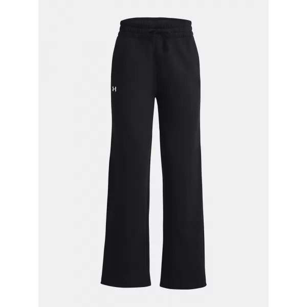  Ženske sportske hlače UNDER ARMOUR RIVAL FLC STRAIGHT PANT 1381847-001 CRNA 