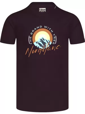 Muška majica kratkih rukava NORDBLANC SUNRISE NBSMT8152 LJUBIČASTA