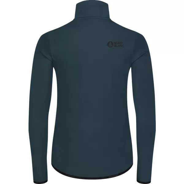  Ženska powerfleece majica NORDBLANC SEDGE NBWFL8291 PLAVOZELENA 