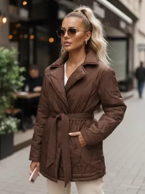 Ženska jakna DSTREET TY5586 SMEĐA