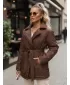 Ženska jakna DSTREET TY5586 SMEĐA