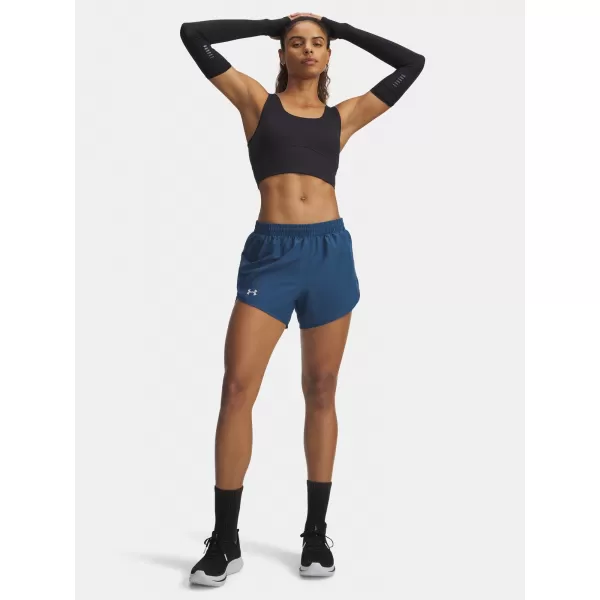  Ženske kratke hlače UNDER ARMOUR UA FLY BY 3'' SHORTS 1382438-498 PLAVA 