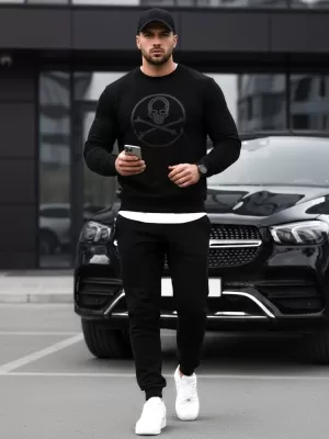 Muški sweatshirt DSTREET BX5948 CRNA