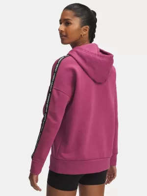 Ženski sweatshirt UNDER ARMOUR ICON FLEECE TAPED HDY 6003708-659 CRVENA