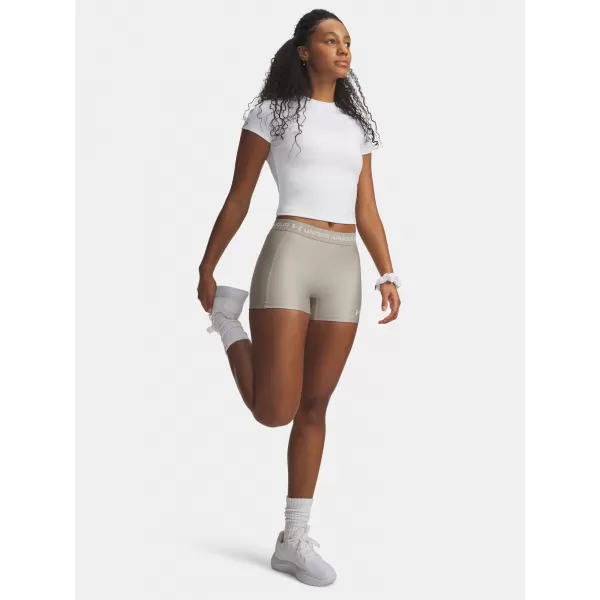  Ženske kratke hlače UNDER ARMOUR HEATGEAR SHORTY 6010725-203 SMEĐA 